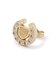 HEART HORSESHOE CZ EARRING（GOLD) by J.H.M CO.LTD.