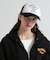 RHINESTONE VARSITY LOGO MESH CAP