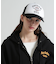 RHINESTONE VARSITY LOGO MESH CAP