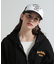 RHINESTONE VARSITY LOGO MESH CAP