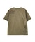 AGED-LOOK S／S NAVY STENCIL T-SHIRT