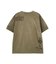 AGED-LOOK S／S NAVY STENCIL T-SHIRT