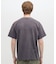 AGED-LOOK S／S NAVY STENCIL T-SHIRT