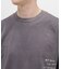AGED-LOOK S／S NAVY STENCIL T-SHIRT