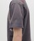 AGED-LOOK S／S NAVY STENCIL T-SHIRT