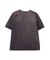 AGED-LOOK S／S NAVY STENCIL T-SHIRT