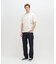 AGED-LOOK S／S NAVY STENCIL T-SHIRT