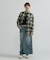 <WOMAN>OMBRE CHECK SHIRT