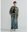 <WOMAN>OMBRE CHECK SHIRT