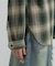 <WOMAN>OMBRE CHECK SHIRT