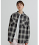 <WOMAN>OMBRE CHECK SHIRT