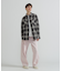 <WOMAN>OMBRE CHECK SHIRT