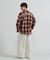 <WOMAN>OMBRE CHECK SHIRT