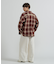 <WOMAN>OMBRE CHECK SHIRT
