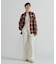 <WOMAN>OMBRE CHECK SHIRT