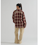 <WOMAN>OMBRE CHECK SHIRT