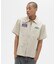 《A.A.R.C》FADED PATCHED S／S ZIP WORK SHIRT