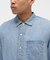 WIND THROUGH DENIM S／S SHIRTS