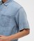 WIND THROUGH DENIM S／S SHIRTS