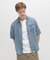 WIND THROUGH DENIM S／S SHIRTS