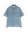 WIND THROUGH DENIM S／S SHIRTS