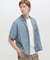 WIND THROUGH DENIM S／S SHIRTS
