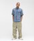 WIND THROUGH DENIM S／S SHIRTS
