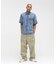 WIND THROUGH DENIM S／S SHIRTS