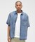 WIND THROUGH DENIM S／S SHIRTS