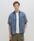 WIND THROUGH DENIM S／S SHIRTS