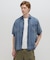 WIND THROUGH DENIM S／S SHIRTS