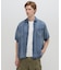 WIND THROUGH DENIM S／S SHIRTS