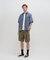 WIND THROUGH DENIM S／S SHIRTS