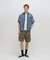 WIND THROUGH DENIM S／S SHIRTS