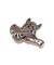 WOLF PIN BADGE