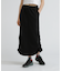 NYLON×DOUBLE KNIT LAYERED SKIRT／ナイロン×ダブルニットレイヤードスカート