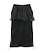 NYLON×DOUBLE KNIT LAYERED SKIRT／ナイロン×ダブルニットレイヤードスカート