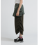 NYLON×DOUBLE KNIT LAYERED SKIRT／ナイロン×ダブルニットレイヤードスカート