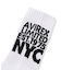 《直営店限定》JACQUARD AVIREX NYC SOCKS
