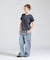 PANEL CARGO DENIM PANTS