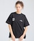 《WOMAN》STITCH EMBROIDERY LOGO T-SHIRT