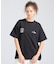 《WOMAN》STITCH EMBROIDERY LOGO T-SHIRT