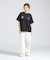 《WOMAN》STITCH EMBROIDERY LOGO T-SHIRT