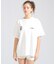 《WOMAN》STITCH EMBROIDERY LOGO T-SHIRT