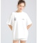 《WOMAN》STITCH EMBROIDERY LOGO T-SHIRT
