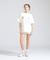 《WOMAN》STITCH EMBROIDERY LOGO T-SHIRT