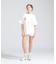 《WOMAN》STITCH EMBROIDERY LOGO T-SHIRT