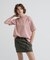 《WOMAN》STITCH EMBROIDERY LOGO T-SHIRT