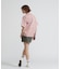 《WOMAN》STITCH EMBROIDERY LOGO T-SHIRT