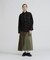 《WOMAN》L／S ACID WASH SHIRT